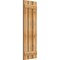 Ekena Millwork Spaced Board-n-Batten Shutters, Rough Sawn Western Red Cedar, 17 1/8W x 52H, PR RBS06S17X052RWR - alternate 2